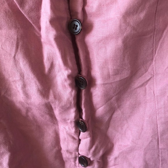 Linen Lux Pink Dress - Picture 14 of 14
